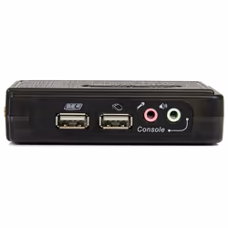 StarTech.com 2 Port Black USB KVM Switch Kit with Audio and Cables - Additional view 5