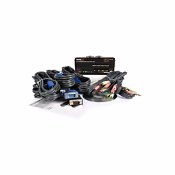 StarTech.com 4 Port Black USB KVM Switch Kit with Cables and Audio - Additional view 6