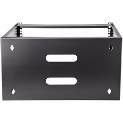StarTech.com 6U Wall Mount Network Rack - 14 Inch Deep (Low Profile) - 19" Patch Panel Bracket for Shallow Server and IT Equipment, Network Switches - 44lbs/20kg Weight Capacity, Black - Additional view 4