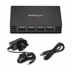 StarTech.com 4 Port Black USB 2.0 Hub - Additional view 5