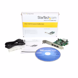 StarTech.com 3 Port 2b 1a 1394 PCI Express FireWire Card Adapter - Additional view 4