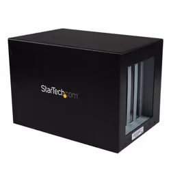 StarTech.com PCI Express to 4 Slot PCI Expansion System, Black, CE, FCC, RoHS, 12 V, 3 A, 0 - 55 °C, -40 - 75 °C