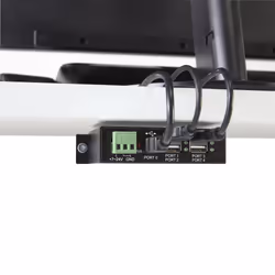 StarTech.com 4-Port USB 2.0 Hub - Metal Industrial USB-A Hub - Din Rail, Wall or Desk Mountable USB Data Hub - TAA Compliant USB Expander Hub - Additional view 5