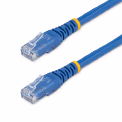 StarTech.com 4ft CAT6 Ethernet Cable - Blue CAT 6 Gigabit Ethernet Wire -650MHz 100W PoE RJ45 UTP Molded Network/Patch Cord w ...