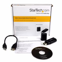 StarTech.com USB Stereo Audio Adapter External Sound Card - Additional view 5