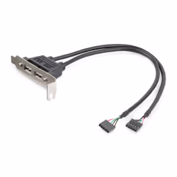 StarTech.com 2 Port USB A Female Low Profile Slot Plate Adapter - Additional view 4