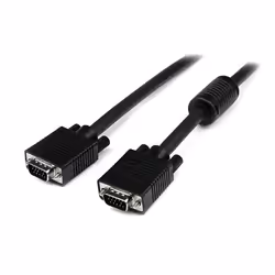 StarTech.com 3 ft Coax High Resolution Monitor VGA Cable - HD15 M/M, 0.9 m, VGA (D-Sub), VGA (D-Sub), Black, Nickel, Polyviny ...