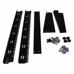 StarTech.com 2-Post 12U Desktop Server Rack, Small Open Frame 19in Computer Rack, Compact Network Rack for AV / Studio / Data / IT Equipment - Free Standing Two-Post Home/Office Rack - Additional view 4