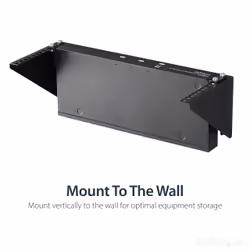 StarTech.com 4U 19in Steel Vertical Wall Mount Equipment Rack Bracket - Additional view 6