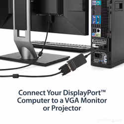 StarTech.com DisplayPort to VGA Adapter - Active DP to VGA Converter - 1080p Video - Durable - DP/DP++ Source to VGA Monitor Cable Adapter Dongle - DP 1.2 to VGA - Latching DP Connector - Additional view 8