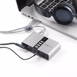 StarTech.com 7.1 USB Audio Adapter External Sound Card with SPDIF Digital Audio - Additional view 4