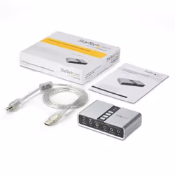 StarTech.com 7.1 USB Audio Adapter External Sound Card with SPDIF Digital Audio - Additional view 7