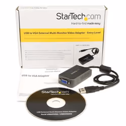 StarTech.com USB 2.0 to VGA Adapter, USB to VGA Monitor Converter for Windows, 1440x900 (no support for macOS/ChromeOS/Linux) - TAA - Additional view 5