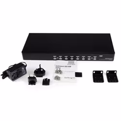 StarTech.com 8 Port 1U Rackmount USB KVM Switch with OSD - Additional view 4