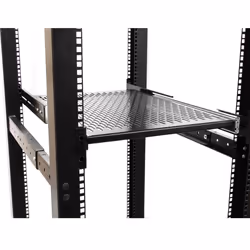 StarTech.com 2U Sliding Server Rack Mount Shelf - 20 to 30in Adjustable Mounting Depth - Vented - 50lb - Heavy Duty Universal 19” Rack Shelf for Equipment Rack - 24in Deep - Additional view 4