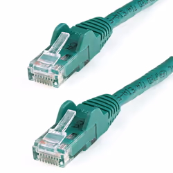 StarTech.com 100ft CAT6 Cable - Green CAT6 Ethernet Cable - Gigabit Ethernet Wire - 650MHz 100W PoE RJ45 UTP CAT 6 Network/Pa ...