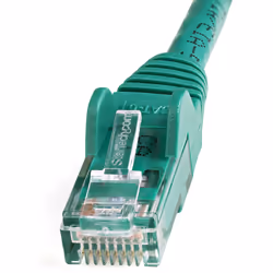 StarTech.com 100ft CAT6 Cable - Green CAT6 Ethernet Cable - Gigabit Ethernet Wire - 650MHz 100W PoE RJ45 UTP CAT 6 Network/Patch Cord Snagless - Fluke Tested/Wiring is UL Certified/TIA