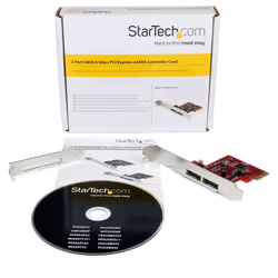 StarTech.com 2 Port SATA 6 Gbps PCI Express eSATA Controller Card - Additional view 5