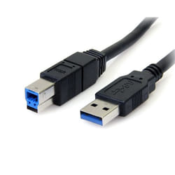 StarTech.com 10 ft Black SuperSpeed USB 3.0 Cable A to B - M/M