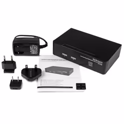 StarTech.com 2 Port Professional USB DisplayPort KVM Switch with Audio - Additional view 4