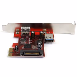 StarTech.com 2 port PCI Express SuperSpeed USB 3.0 Card with UASP Support - 1 Internal 1 External - Additional view 4