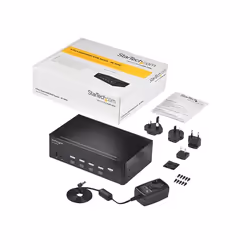 StarTech.com 4 Port HDMI KVM Switch - 4K 30Hz - Dual Display - Additional view 6