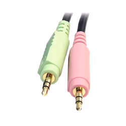 StarTech.com 6ft 4-in-1 USB DisplayPort KVM Switch Cable w/ Audio & Microphone - Additional view 7