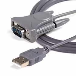 StarTech.com 3ft (91cm) 1-Port USB to Serial Cable, DB9/DB25 RS232 to USB Converter, Prolific, USB to Serial Adapter - Additional view 5