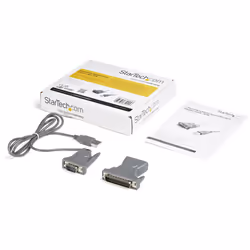 StarTech.com 3ft (91cm) 1-Port USB to Serial Cable, DB9/DB25 RS232 to USB Converter, Prolific, USB to Serial Adapter - Additional view 6