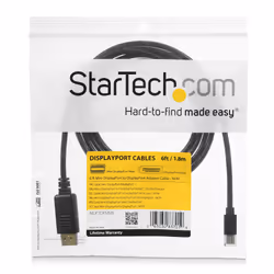 StarTech.com 3ft (1m) Mini DisplayPort to DisplayPort 1.2 Cable - 4K x 2K UHD Mini DisplayPort to DisplayPort Adapter Cable - Mini DP to DP Cable for Monitor - mDP to DP Converter Cord