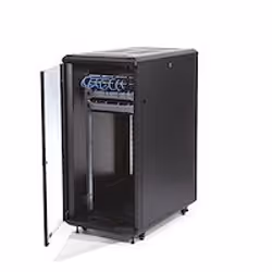 StarTech.com 4-Post 25U Server Rack Cabinet, Lockable 19" Data Rack Cabinet for Computer / AV / IT Equipment, Office / Home Network Rack with Casters & Adjustable Mounting Rails - Additional view 6