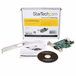 StarTech.com 1-port PCI Express RS232 Serial Adapter Card - PCIe RS232 Serial Host Controller Card - PCIe to Serial DB9 - 16550 UART - Low Profile Expansion Card - Windows & Linux - Additional view 5