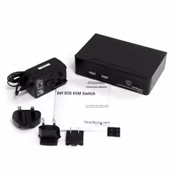 StarTech.com 2 Port DVI USB KVM Switch with Audio and USB 2.0 Hub - Additional view 4