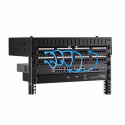 StarTech.com 8U 19" Wall Mount Network Rack - Adjustable Depth 12-20" 2 Post Open Frame Server Room Rack for AV/Data/ IT Communication/Computer Equipment/Switch w/Cage Nuts & Screws - Additional view 5