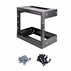 StarTech.com 8U 19" Wall Mount Network Rack - Adjustable Depth 12-20" 2 Post Open Frame Server Room Rack for AV/Data/ IT Communication/Computer Equipment/Switch w/Cage Nuts & Screws - Additional view 6