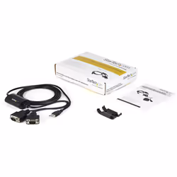 StarTech.com 6ft (1.8m) 2-Port FTDI USB to Serial RS232 Adapter Cable with COM Retention, USB to RS232 Adapter - TAA - Additional view 6