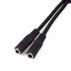 StarTech.com Headset adapter for headsets with separate headphone / microphone plugs - 3.5mm 4 position to 2x 3 position 3.5m ...