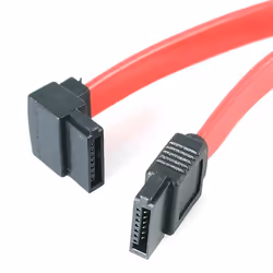 StarTech.com 6in SATA to Left Angle SATA Serial ATA Cable, 0.152 m, SATA III, Male/Male, Red, Straight, Left