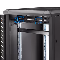 StarTech.com 1U Server Rack Shelf - Universal Rack Mount Cantilever Shelf for 19" Network Equipment Rack & Cabinet - Heavy Duty Steel – Weight Capacity 33lb/15kg - 7" Deep Tray, Black - Additional view 5