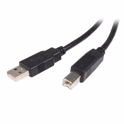 StarTech.com 1m USB 2.0 A to B Cable - M/M, 1 m, USB A, USB B, USB 2.0, 0.48 Gbit/s, Black