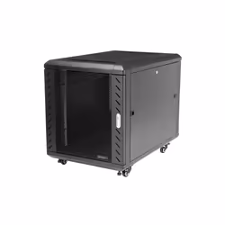 StarTech.com 4-Post 12U Server Rack Cabinet, Lockable 19" Data Rack Cabinet for Computer / AV / IT Equipment, Office / Home Network Rack with Casters & Adjustable Mounting Rails - Additional view 6