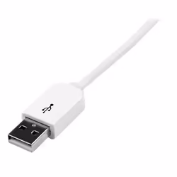 StarTech.com 1m (3 ft) Apple 30-pin Dock Connector to USB Cable for iPhone / iPod / iPad with Stepped Connector