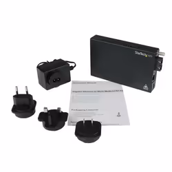 StarTech.com Gigabit Ethernet Multi Mode Fiber Media Converter SC 550m - 1000 Mbps - Additional view 5