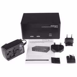 StarTech.com 2 Port Triple Monitor DVI USB KVM Switch with Audio & USB 2.0 Hub - Additional view 4