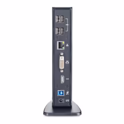 StarTech.com Dual Monitor USB 3.0 Docking Station with HDMI - DVI - 6 x USB Ports~Dual Monitor USB 3.0 Laptop Docking Station with HDMI & DVI/VGA, 6x USB-A Hub, GbE, Audio, Universal Type-A Dock - Windows/macOS/ChromeOS - Additional view 4