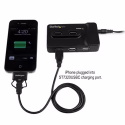 StarTech.com 6 Port USB 3.0 / USB 2.0 Combo Hub with 2A Charging Port – 2x USB 3.0 & 4x USB 2.0 - Additional view 5
