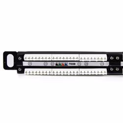 StarTech.com 24 Port 0.5U Cat5e Patch Panel - RJ45 Ethernet Rackmount Cat 5e 110 Patch Panel - Additional view 5