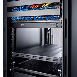 StarTech.com 1U 4-Post Adjustable Vented Server Rack Mount Shelf - 330lbs(150 kg) - 19.5 to 38in Adjustable Mounting Depth Universal Tray for 19" AV/ Network Equipment Rack - 27.5in Deep - Additional view 7