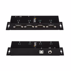 StarTech.com 4 Port USB to DB9 RS232 Serial Adapter Hub – Industrial DIN Rail and Wall Mountable - Additional view 5
