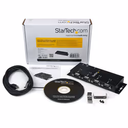 StarTech.com 4 Port USB to DB9 RS232 Serial Adapter Hub – Industrial DIN Rail and Wall Mountable - Additional view 6